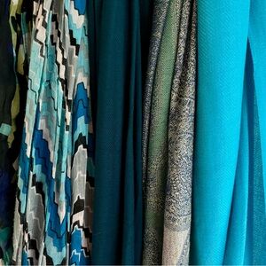 Elegant fashion scarves lot of 6